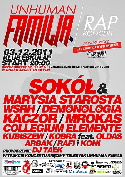 Unhuman Familia Koncert